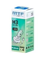 Лампа 24-70 Вт. H3 LONG LIFE x4, галогеновая с проводом Корея * MTF LIGHT