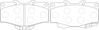 Тормозные колодки BP21387* SB NAGAMOCHI 