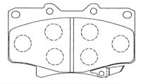 Тормозные колодки BP21242* SB NAGAMOCHI 