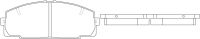 Тормозные колодки BP21237* SB NAGAMOCHI 