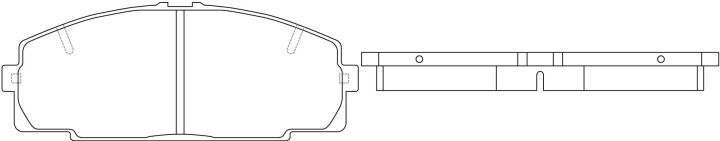 Тормозные колодки BP21237* SB NAGAMOCHI 