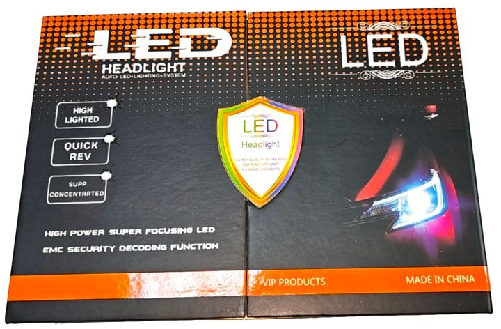 Лампа (комплект 2шт) VIP HEADLIGHT LED (диодная) VIPH7-LED