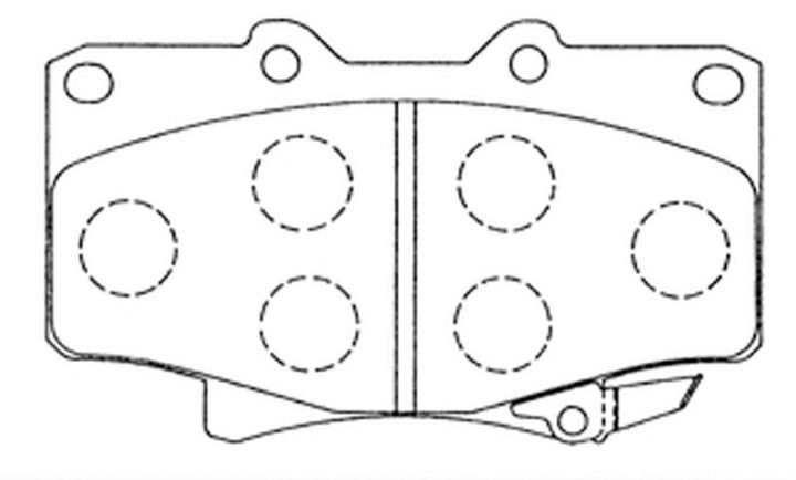 Тормозные колодки BP21242* SB NAGAMOCHI 